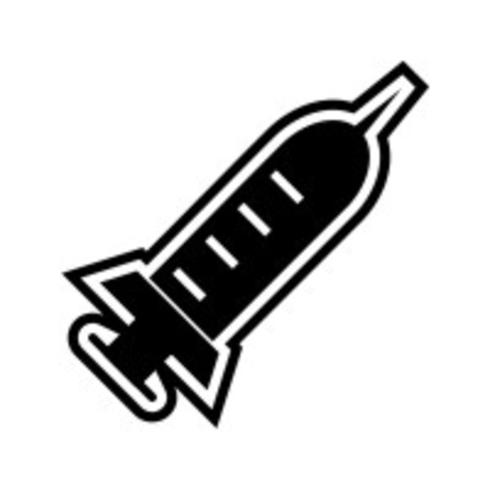 Injectie pictogram ontwerp vector