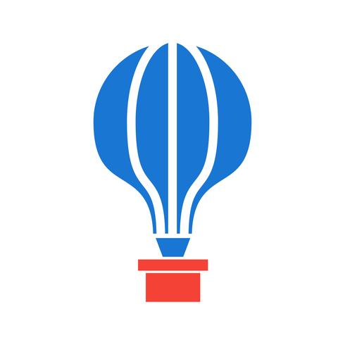 Luchtballon pictogram ontwerp vector