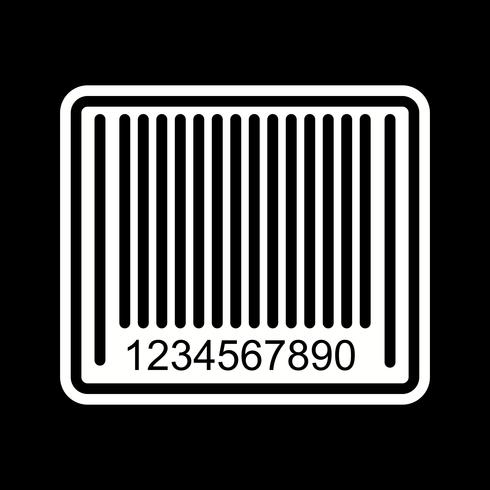 Barcode pictogram ontwerp vector