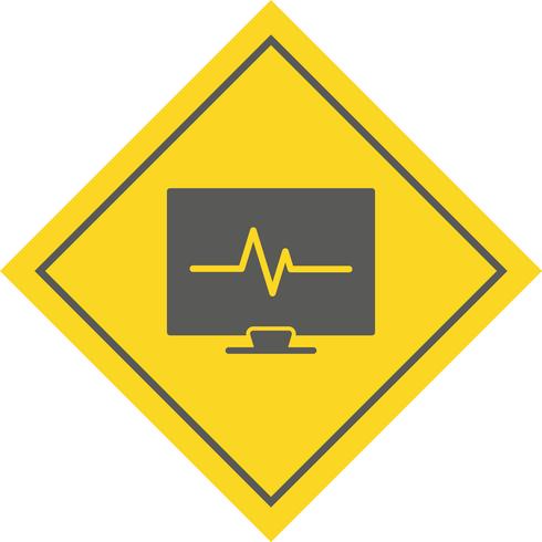 ECG-pictogramontwerp vector