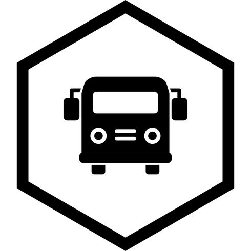 School bus pictogram ontwerp vector