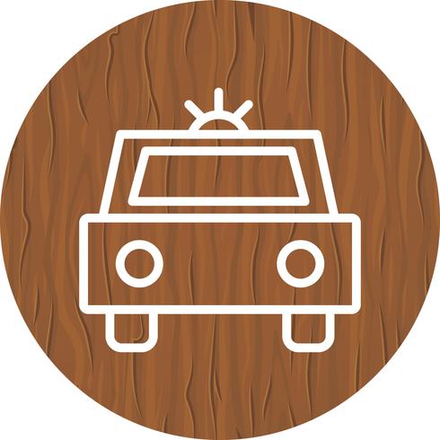 Politiewagen pictogram ontwerp vector