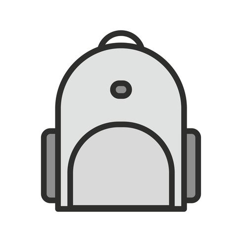 bagpack pictogram ontwerp vector