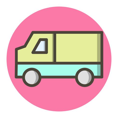 Van Icon Design vector