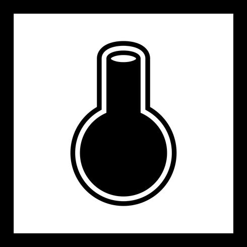 Flask pictogram ontwerp vector