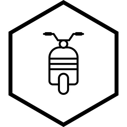 scooter pictogram ontwerp vector