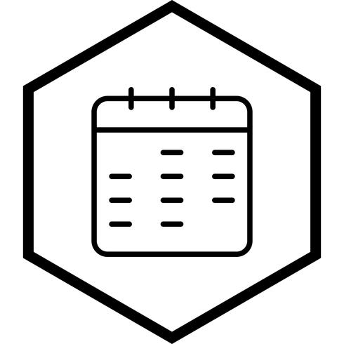 Kalender pictogram ontwerp vector