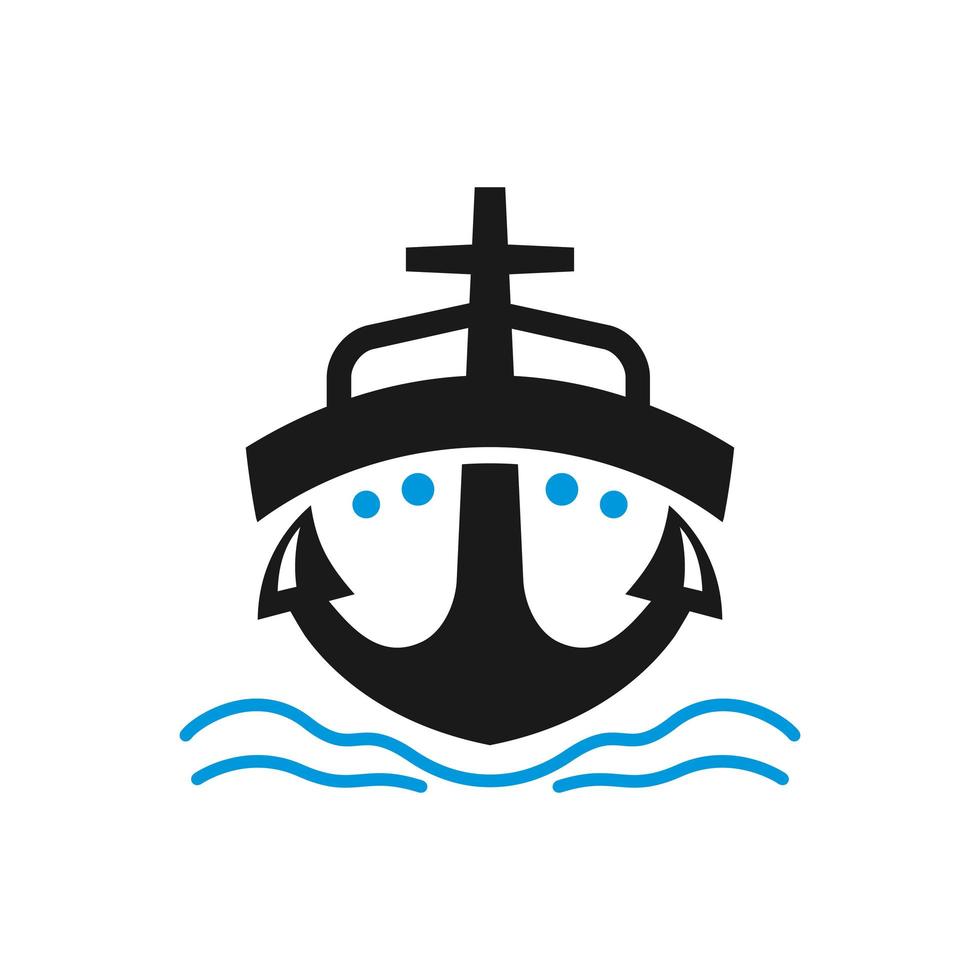 zeeschip transport logo vector