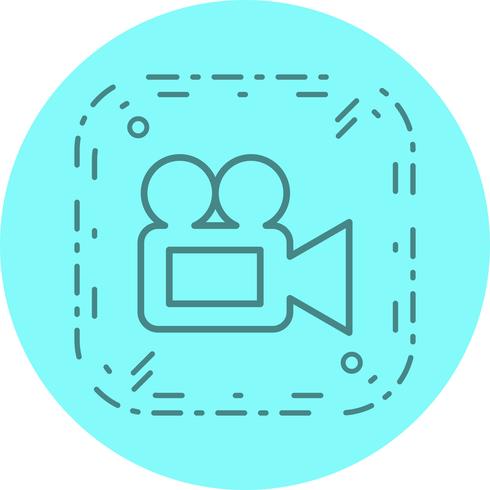 Videocamera pictogram ontwerp vector