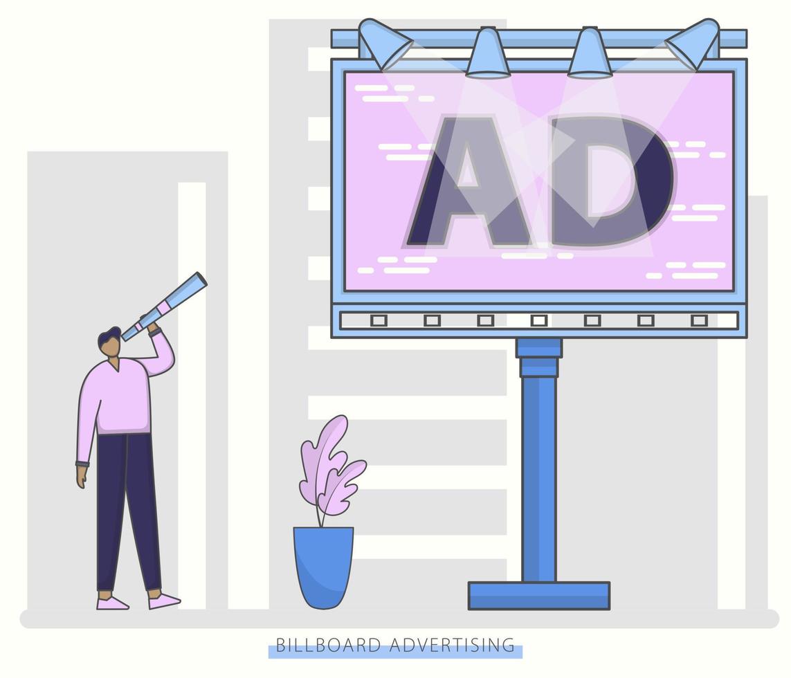 vector illustratie reclame marketing concept