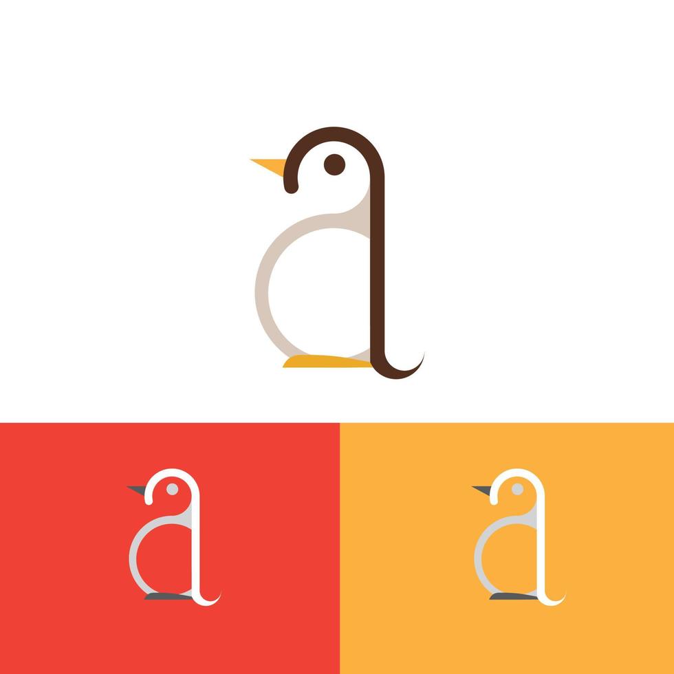 pinguïn gratis vector logo ontwerp