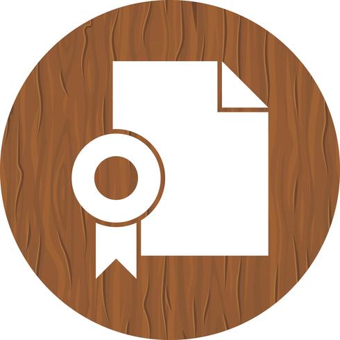 Diploma Icon Design vector