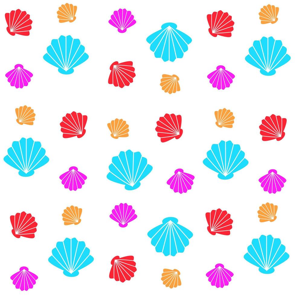 patroon oester kleurrijk vector