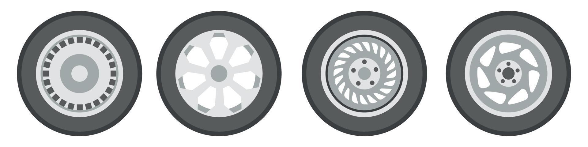 op zwaar werk berekende vrachtwagenvelg vector