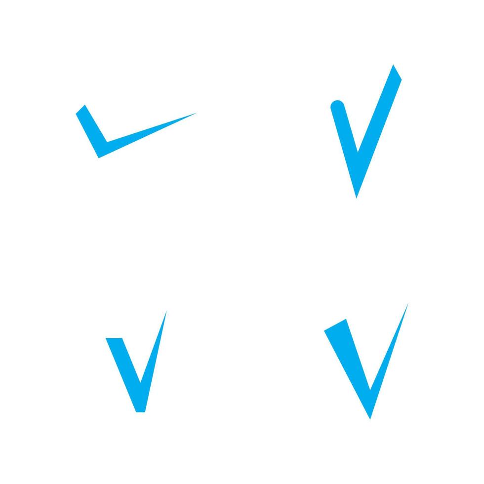 vinkje pictogram vector illustratie ontwerpsjabloon