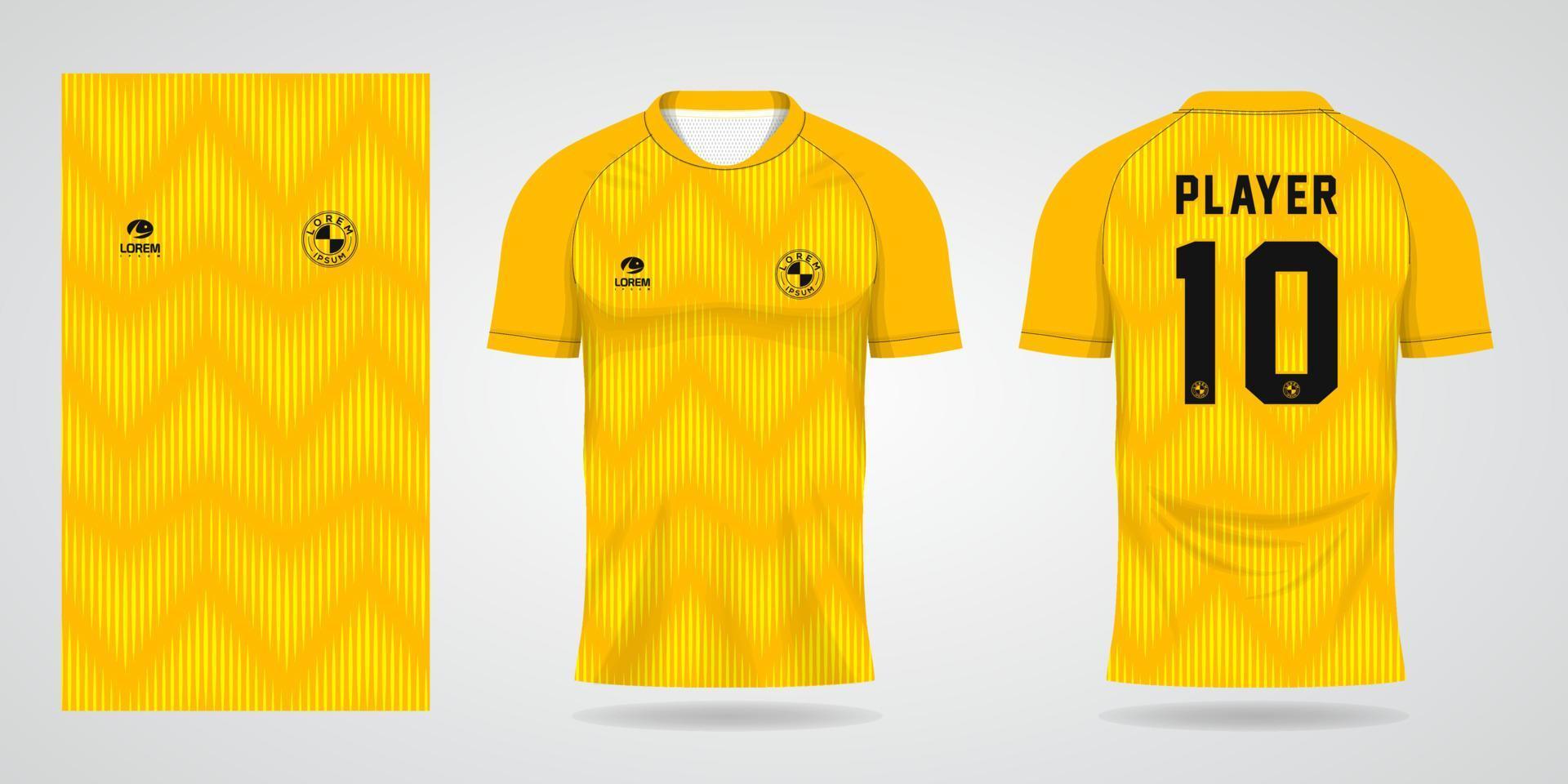 sporttrui-sjabloon voor het ontwerpen van voetbaluniformen vector