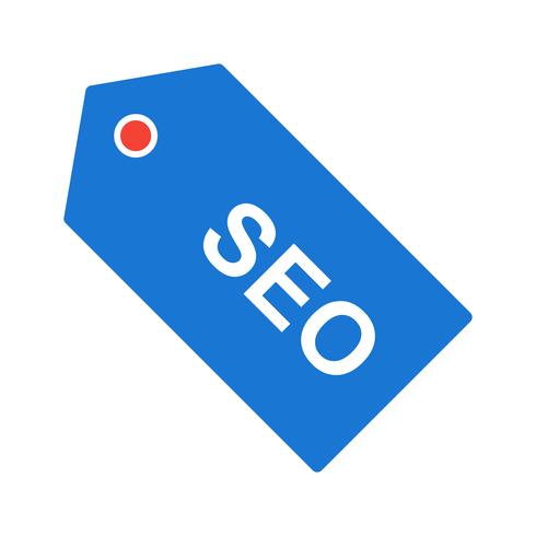 seo tag pictogram ontwerp vector