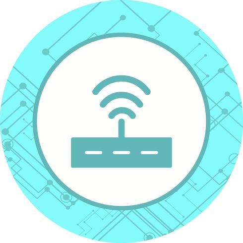 Router Icon Design vector