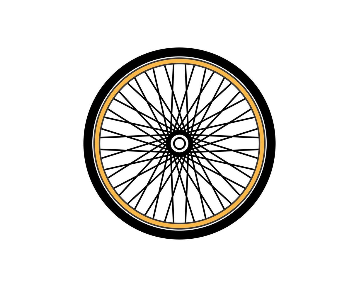 fiets wiel vector kunst illustratie