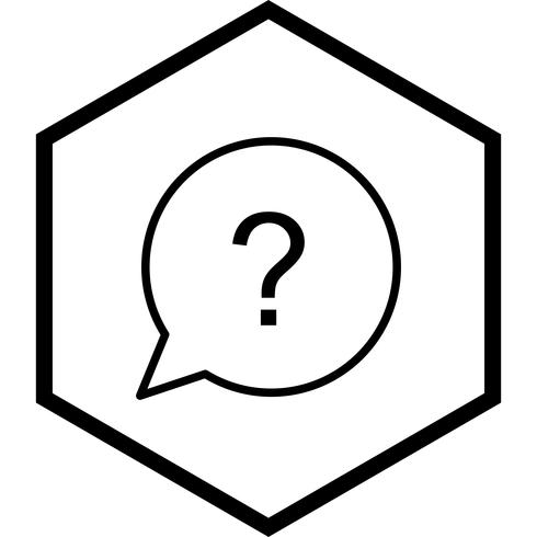 Vraag Icon Design vector