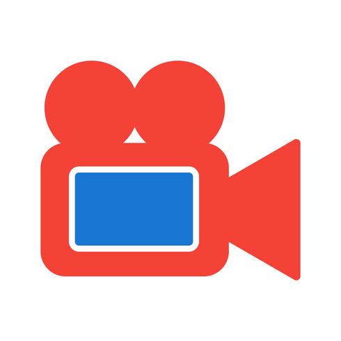 Videocamera pictogram ontwerp vector