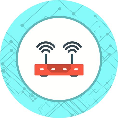 Router Icon Design vector