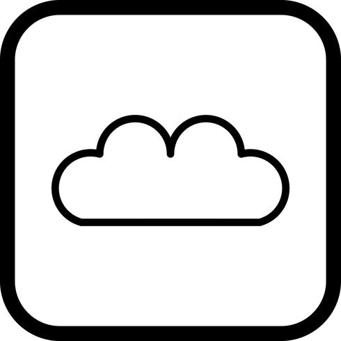 Cloud pictogram ontwerp vector