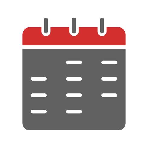 Kalender pictogram ontwerp vector