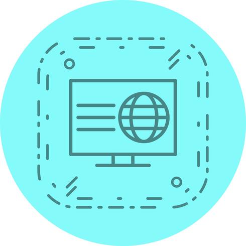 Webpagina Icon Design vector