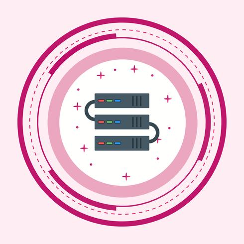 Servers pictogram ontwerp vector