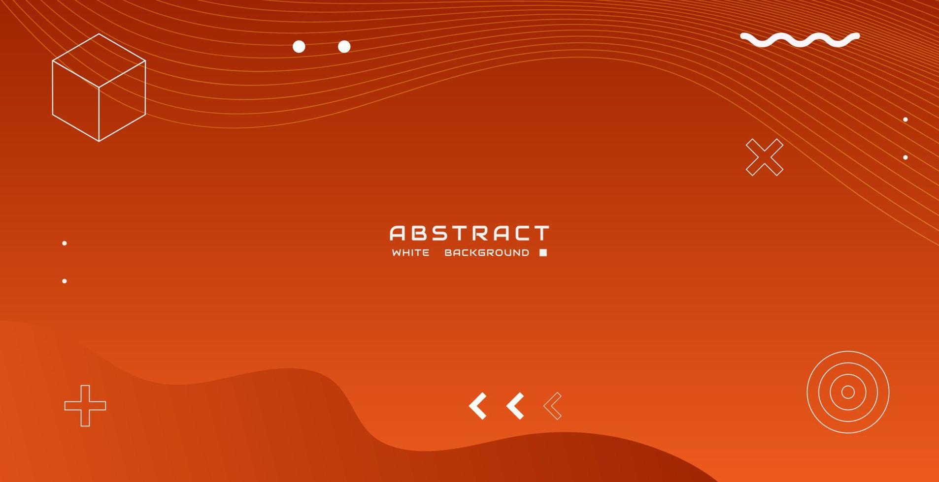 gradiënt oranje achtergrond, abstracte creatieve digitale achtergrond vector
