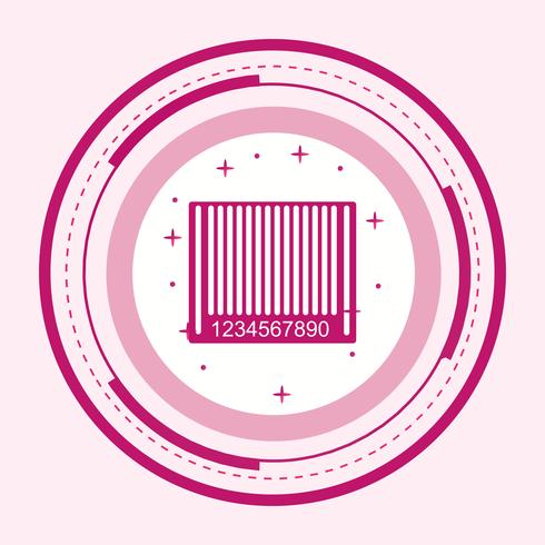 Barcode pictogram ontwerp vector