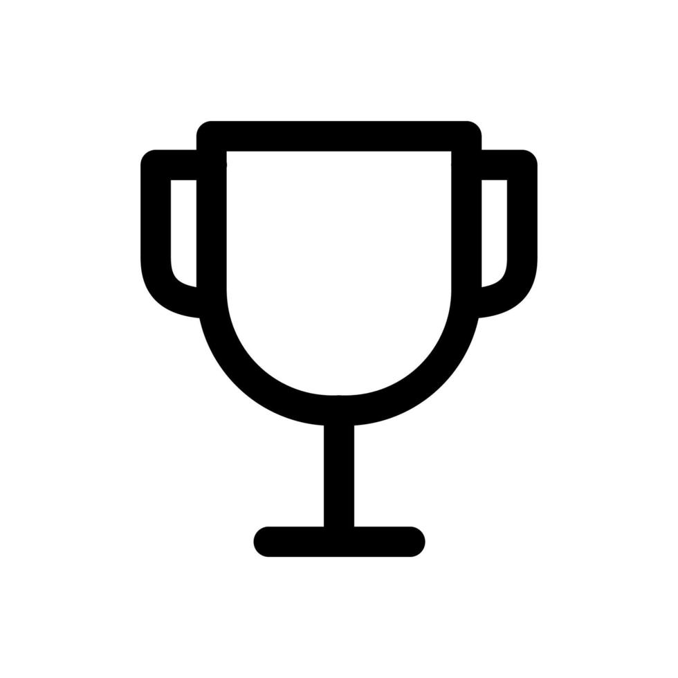 prijswinnaar zwart pictogram ontwerp. kampioen teken. leiderschap gelukkig succesvol. overwinning prijs tropy grafisch ontwerp symbool. vectorillustratie. vector