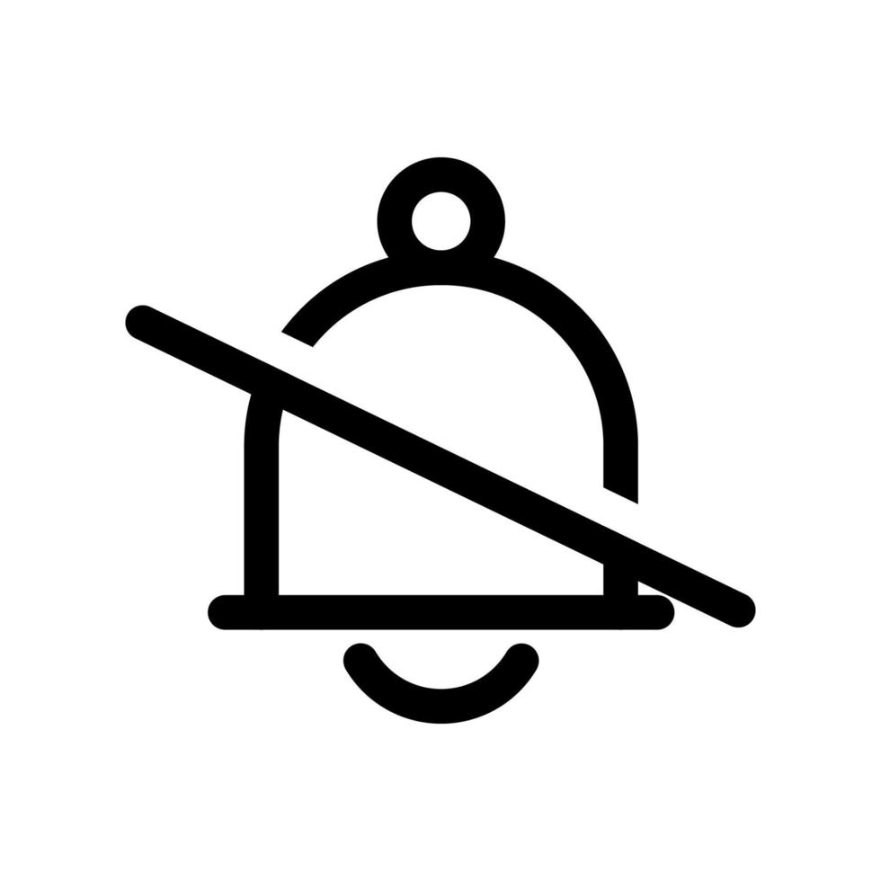 belpictogram in trendy vlakke stijl geïsoleerd op een grijze achtergrond. meldingssymbool voor uw websiteontwerp, logo, app, ui. vectorillustratie, eps10. vector