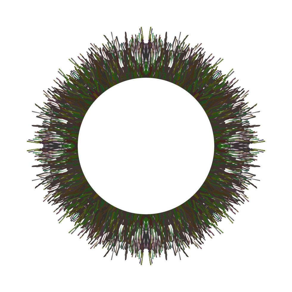 decoratieve frame cirkel. abstracte achtergrond. vector