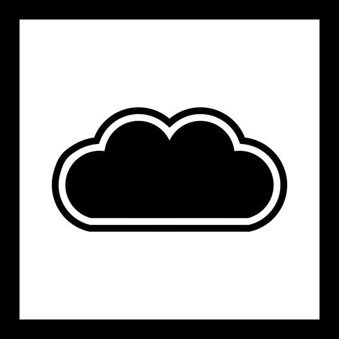Cloud pictogram ontwerp vector