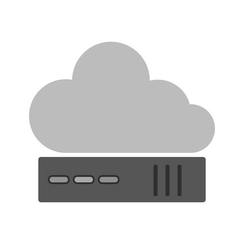 Cloud pictogram ontwerp vector