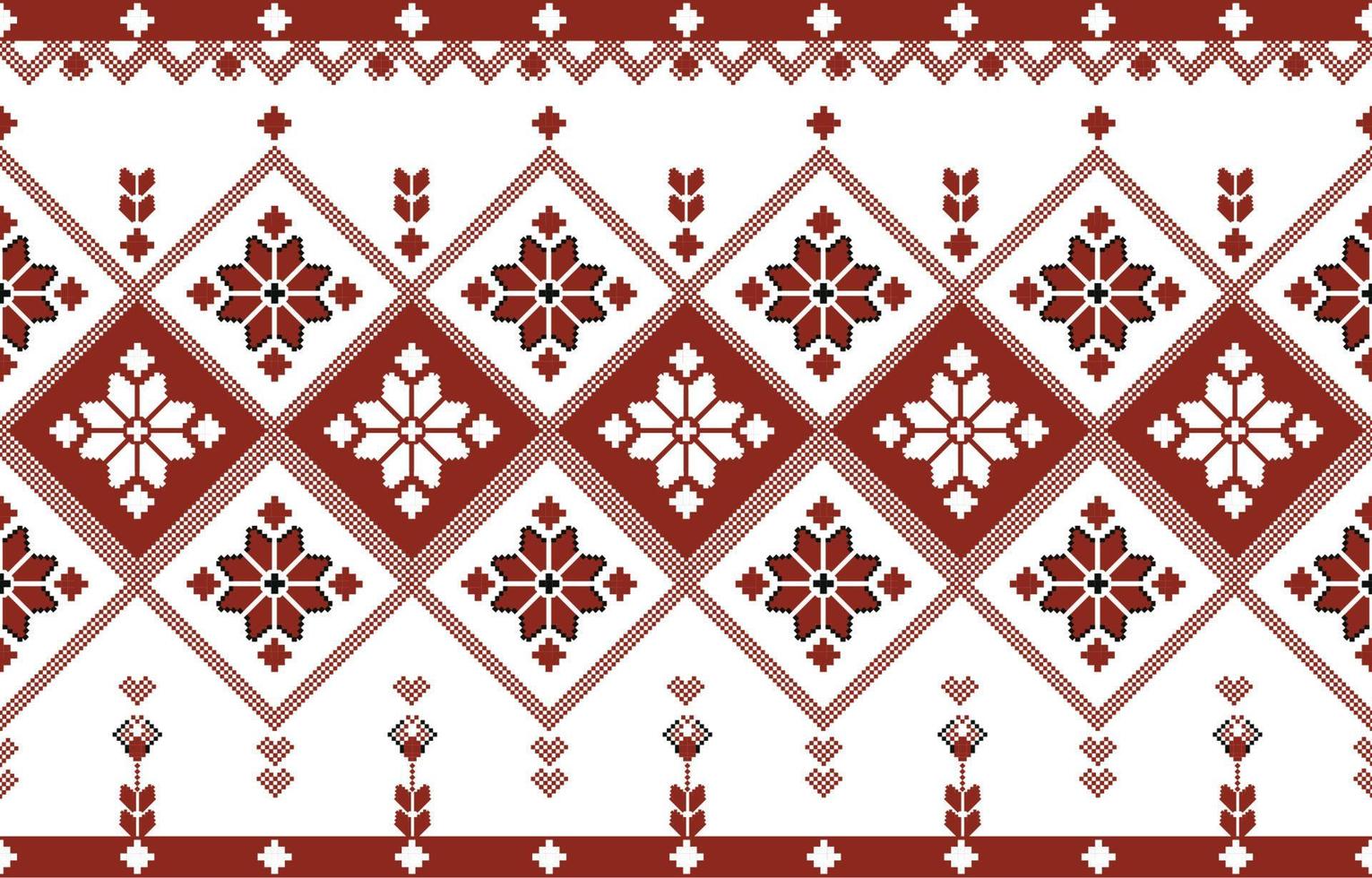 geometrische naadloze ornamentprint, etnisch printstofpatroon vector