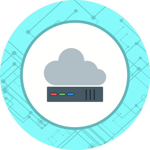 Cloud pictogram ontwerp vector