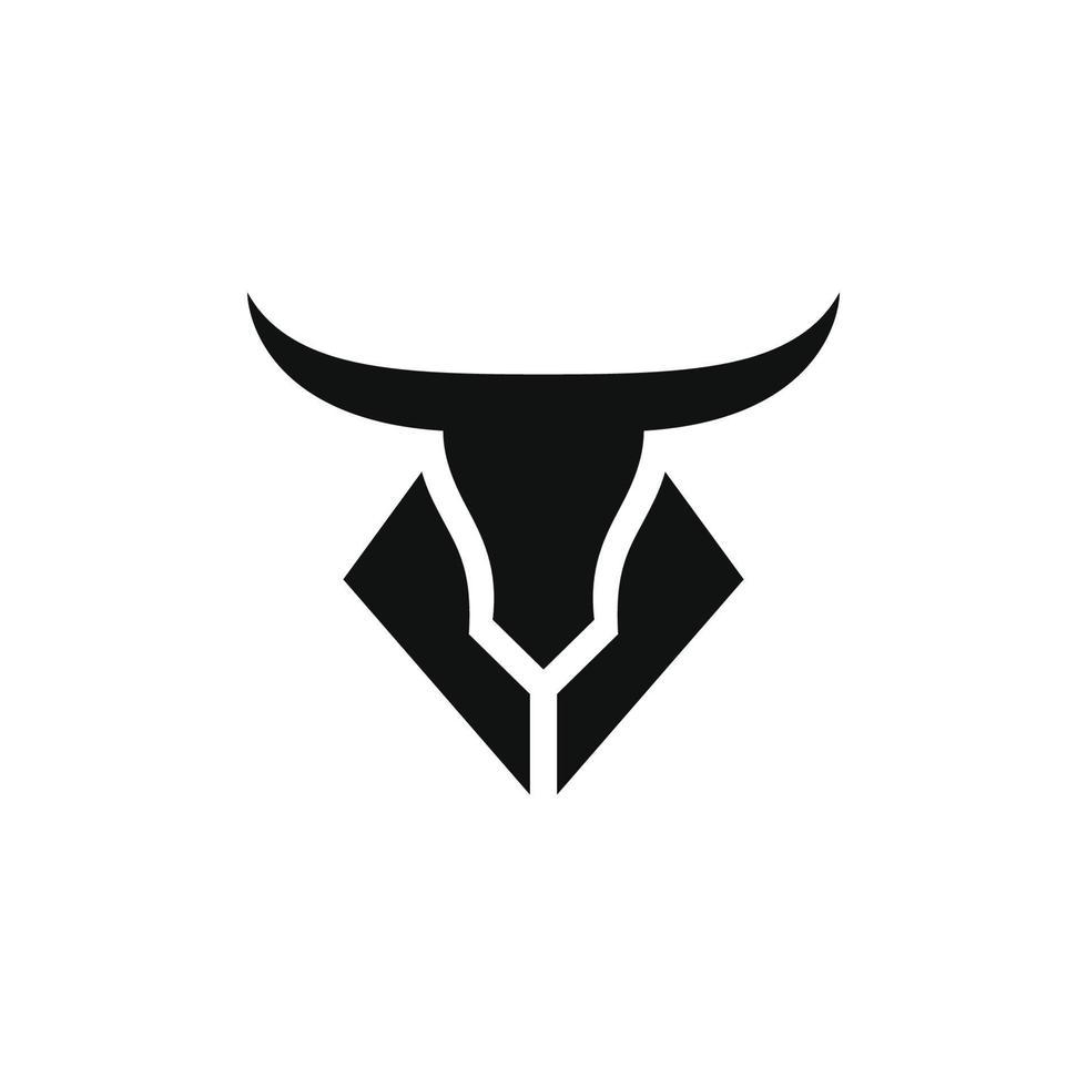 stier logo vector ontwerp