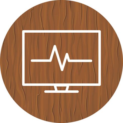 ECG-pictogramontwerp vector