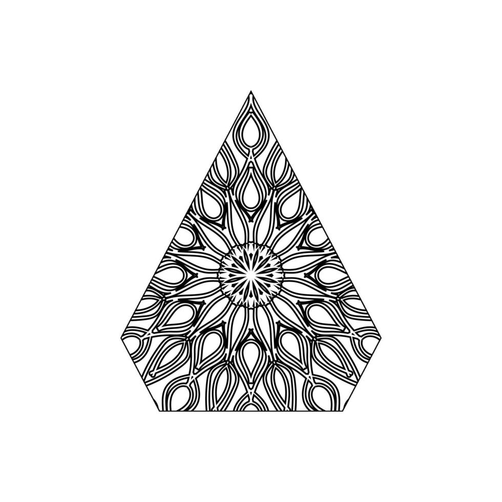 mandala vectorelement ronde ornament decoratie vector