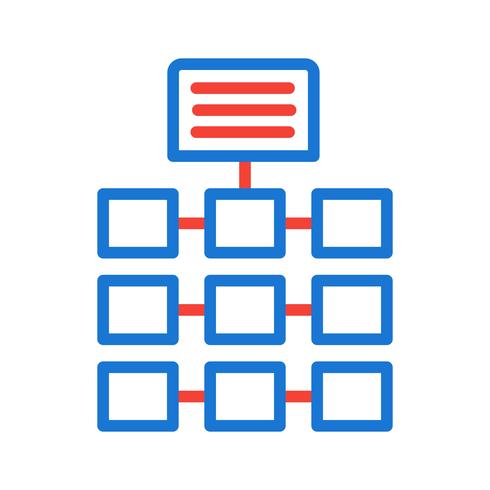 Netwerk pictogram ontwerp vector