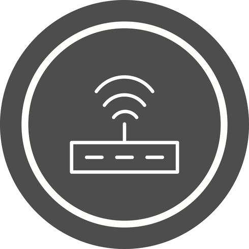 Router Icon Design vector