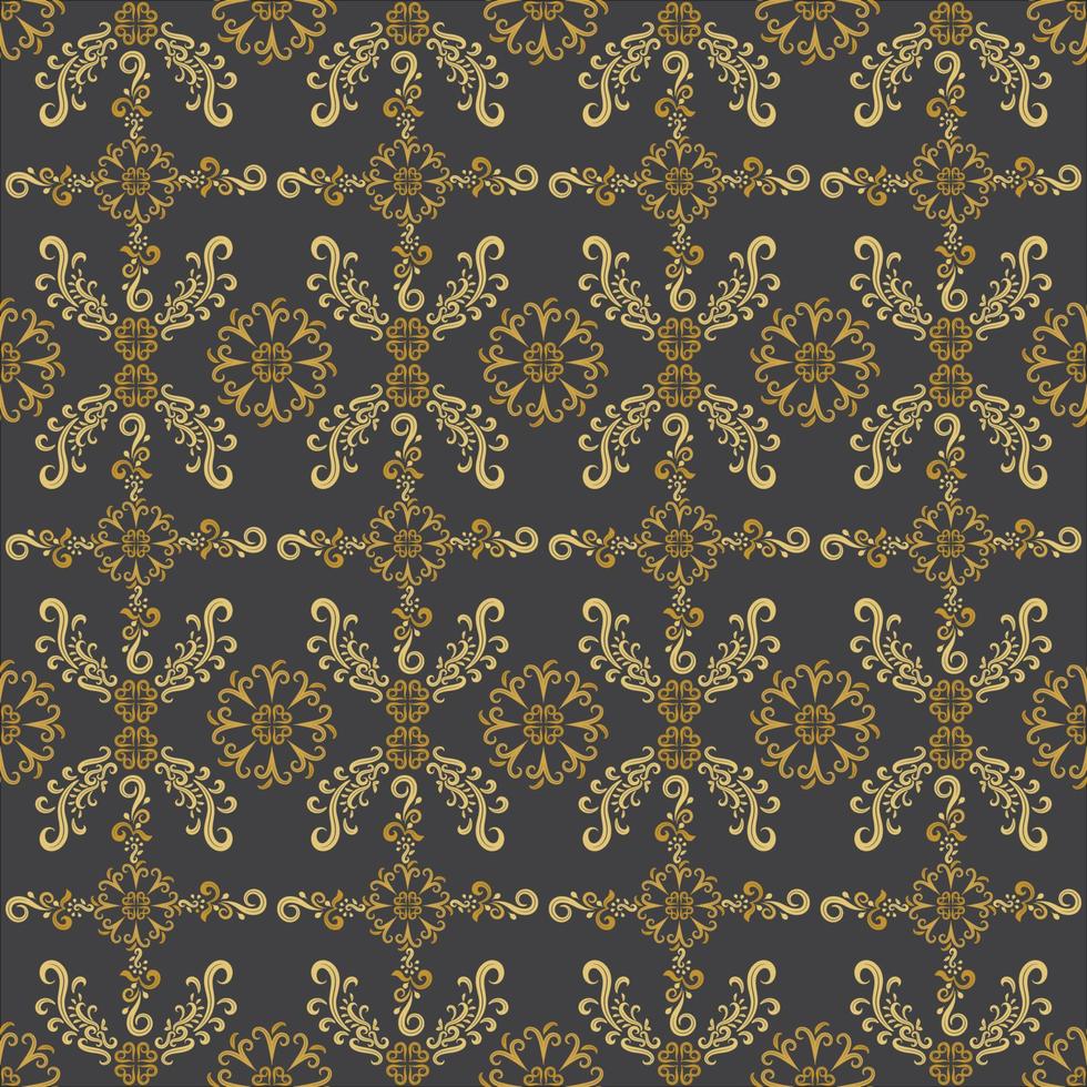 luxe vintage naadloos patroon vector