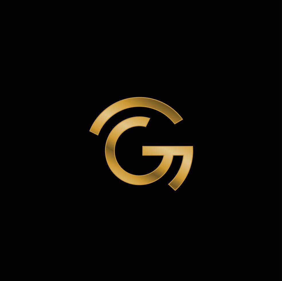 alfabet letter gg logo vector illustratie