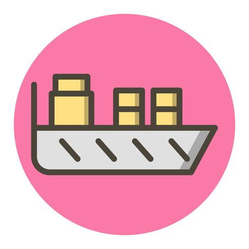 schip pictogram ontwerp vector