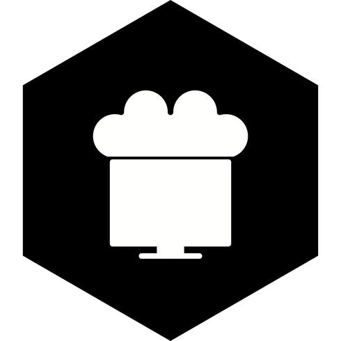 Verbonden met Cloud Icon Design vector