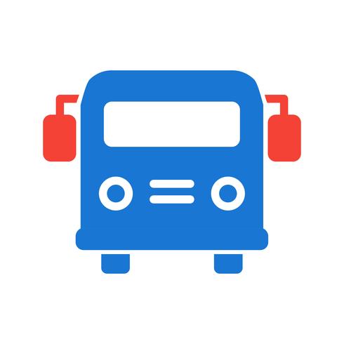 School bus pictogram ontwerp vector