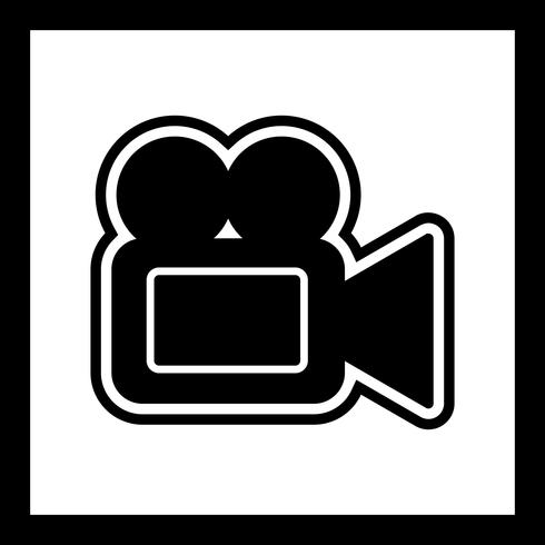 Videocamera pictogram ontwerp vector